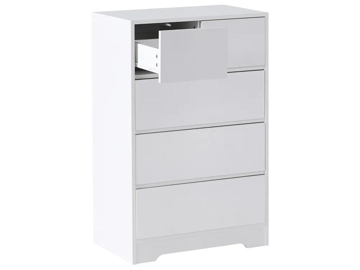 5 Drawer Chest White Taylor