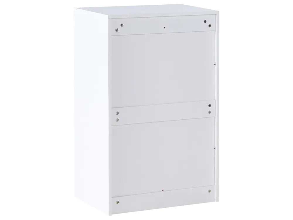 5 Drawer Chest White Taylor