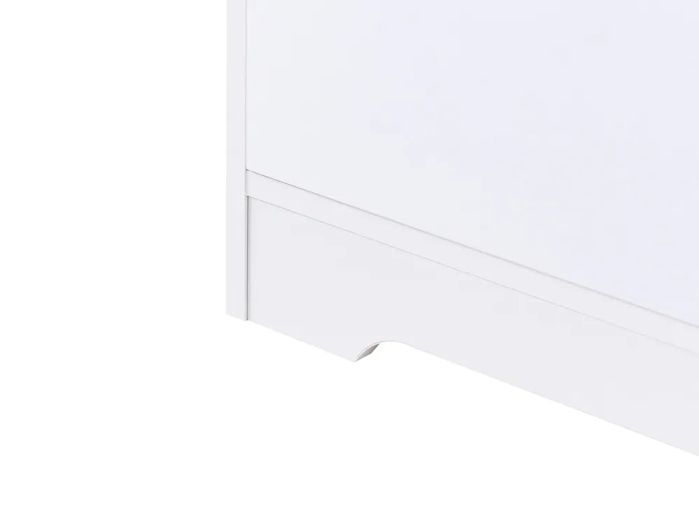 5 Drawer Chest White Taylor