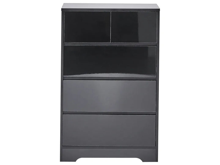 5 Drawer Chest Black Taylor