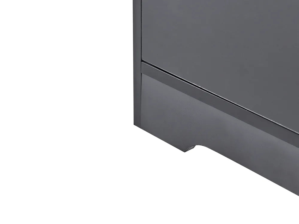 5 Drawer Chest Black Taylor