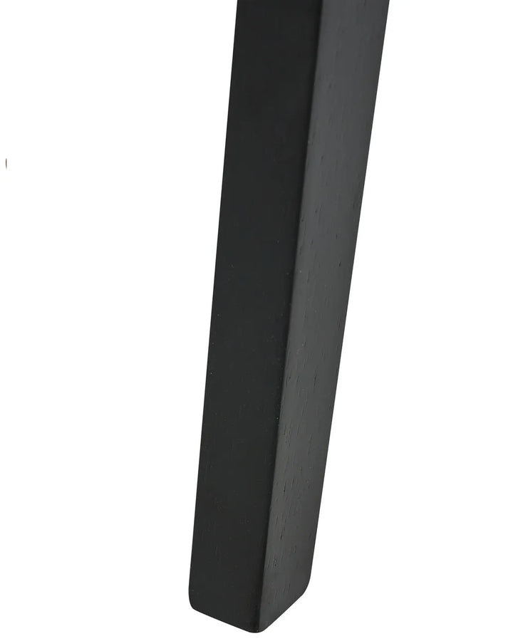 Set of 2 Dining Chairs Wood Black Beth