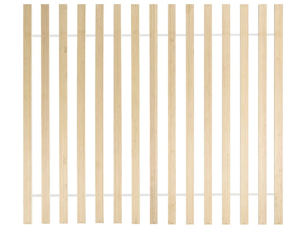 Bed Pine Wood 160 x 200 cm (EU King Size) Light Brown Lyra