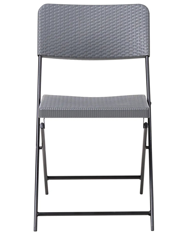 Bistro Set Folding Grey Welch