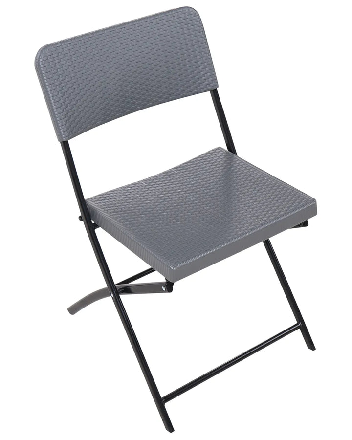 Bistro Set Folding Grey Welch