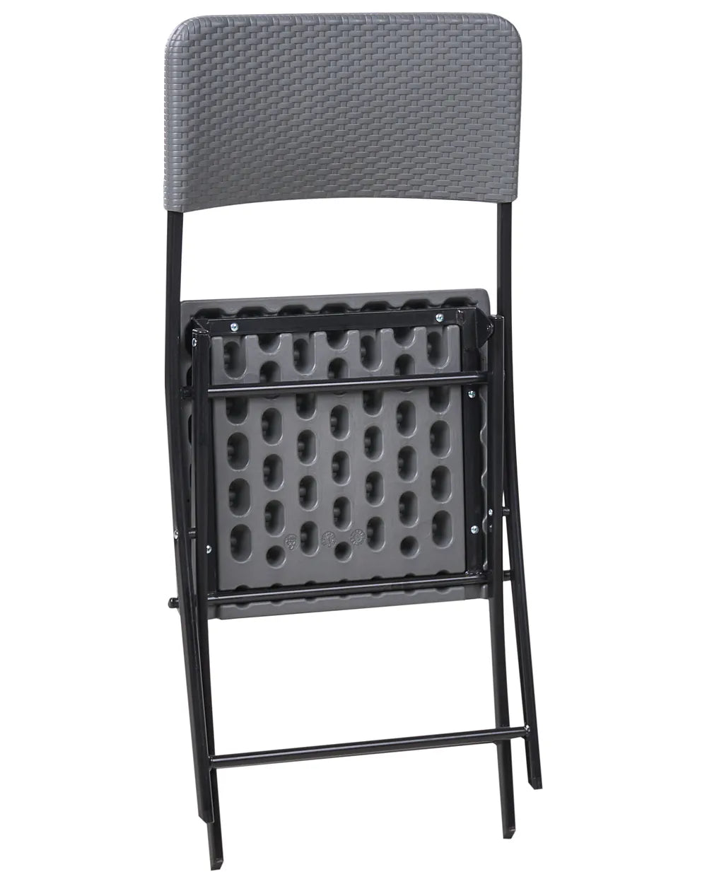 Bistro Set Folding Grey Welch