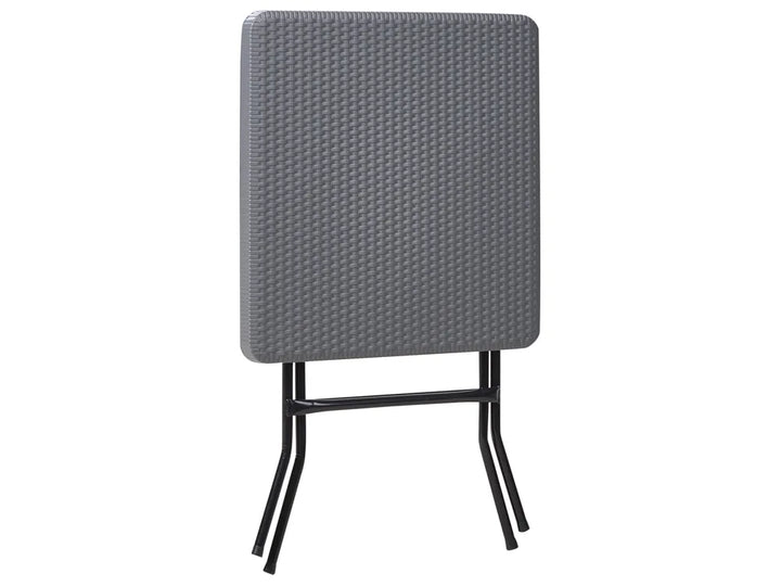 Bistro Set Folding Grey Welch