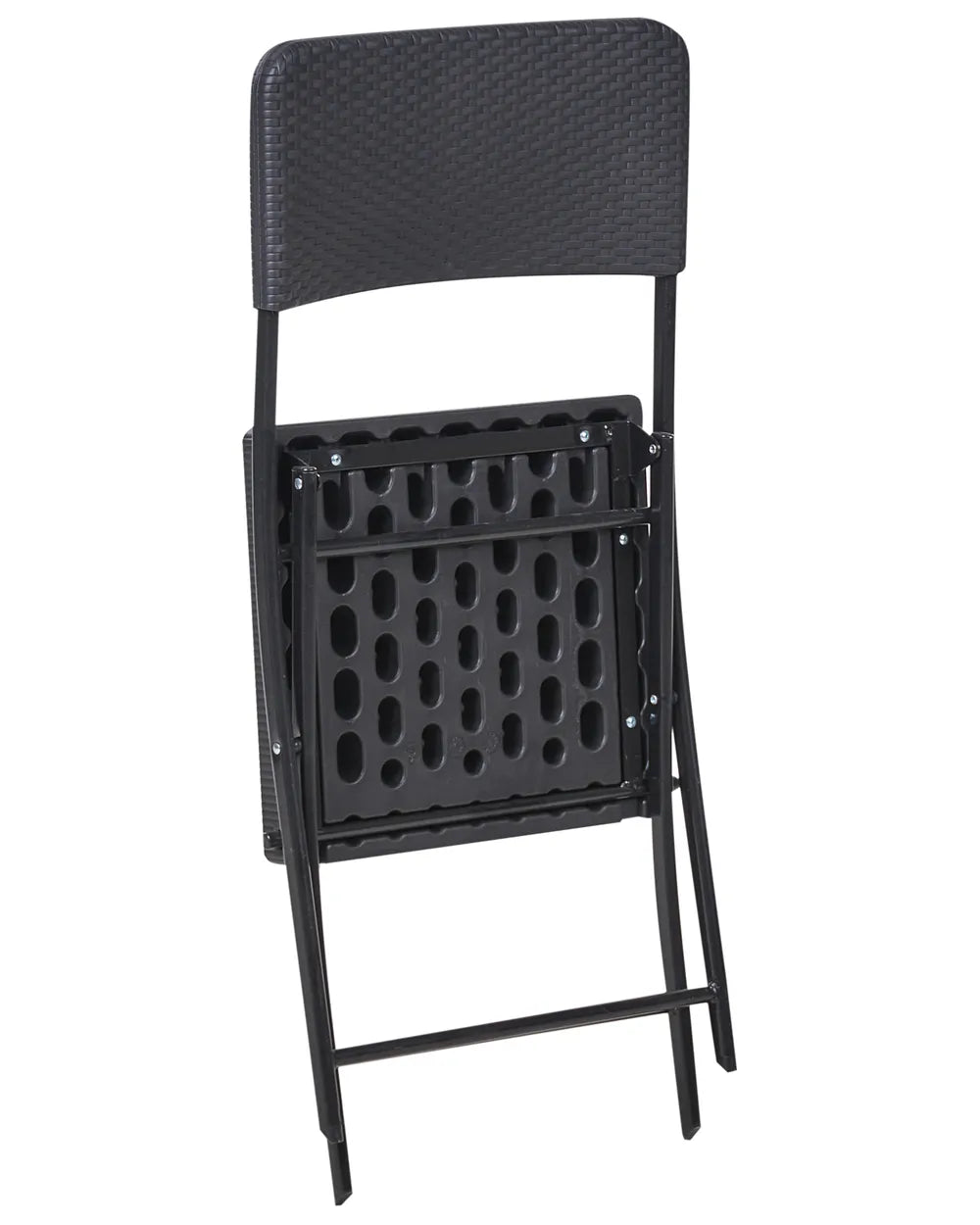 Bistro Set Folding Black Welch