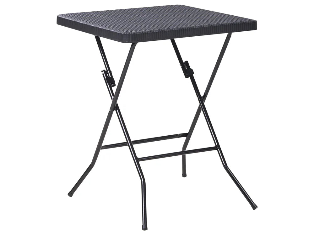 Bistro Set Folding Black Welch