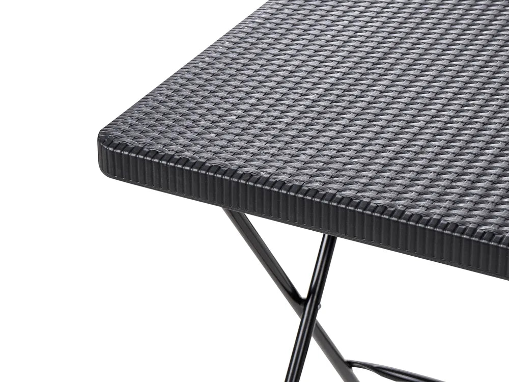 Bistro Set Folding Black Welch