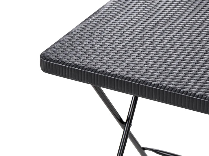 Bistro Set Folding Black Welch