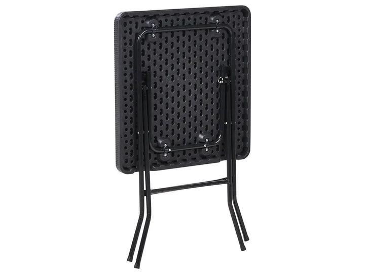 Bistro Set Folding Black Welch