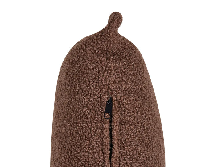 Modular Corner Sofa Boucle Brown Left Hand Averni