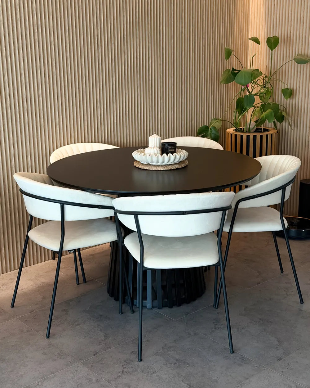 Set of 2 Dining Chairs Velvet Off-White Avy