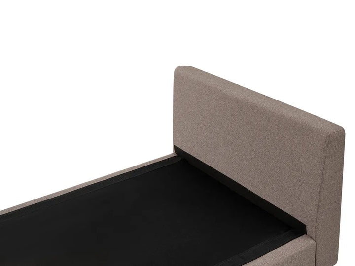 Chaise Longue Fabric Taupe Arla