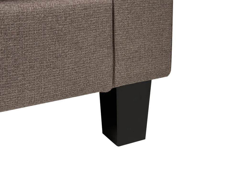 Chaise Longue Fabric Taupe Arla