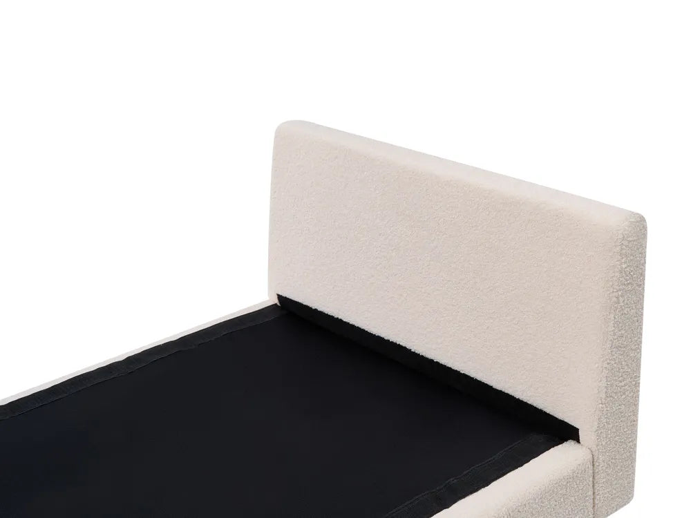 Chaise Longue Fabric Off-White Arla