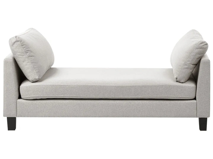 Chaise Longue Fabric Light Grey Arla