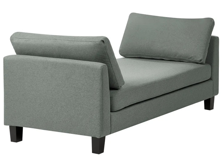 Chaise Longue Fabric Green Arla