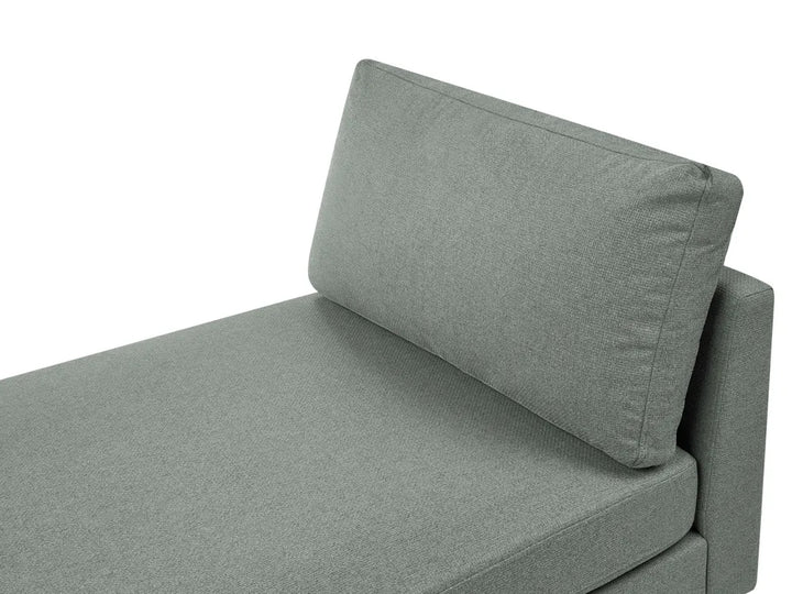 Chaise Longue Fabric Green Arla