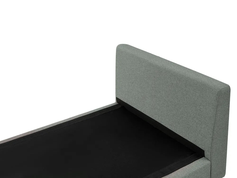 Chaise Longue Fabric Green Arla