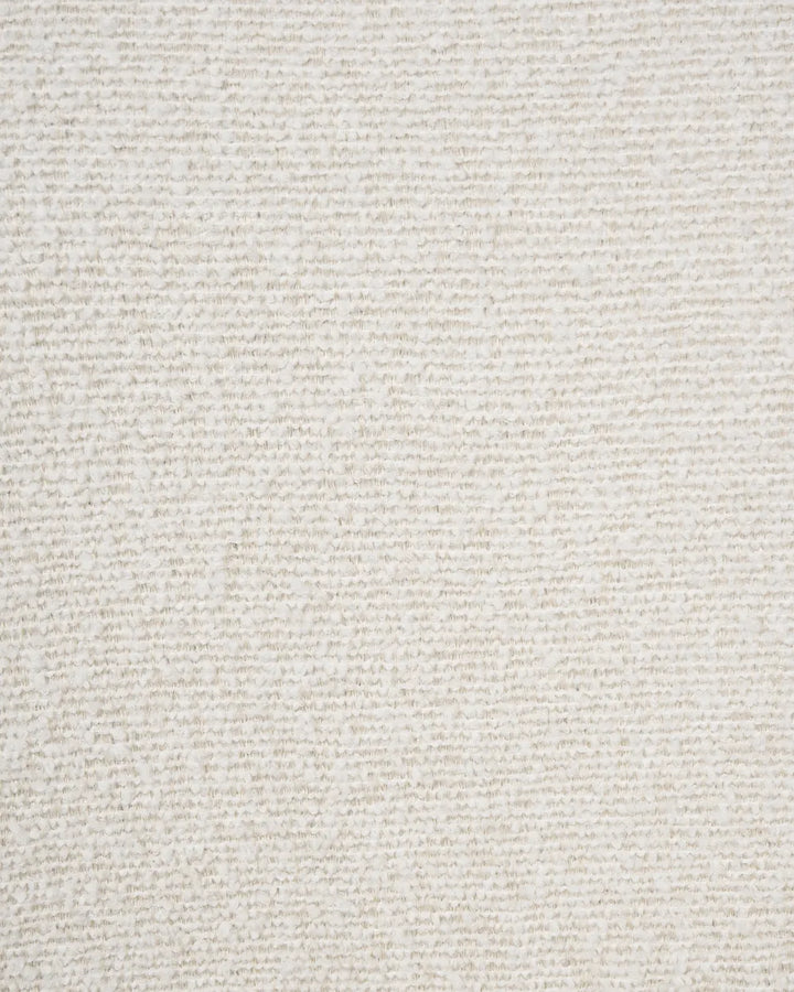 Set of 2 Dining Chairs Swivel Boucle Off-White Hana