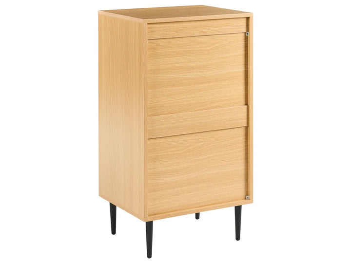 4 Drawer Chest Light Brown Leo
