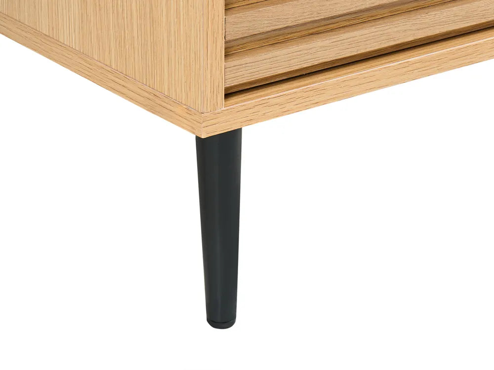 4 Drawer Chest Light Brown Leo