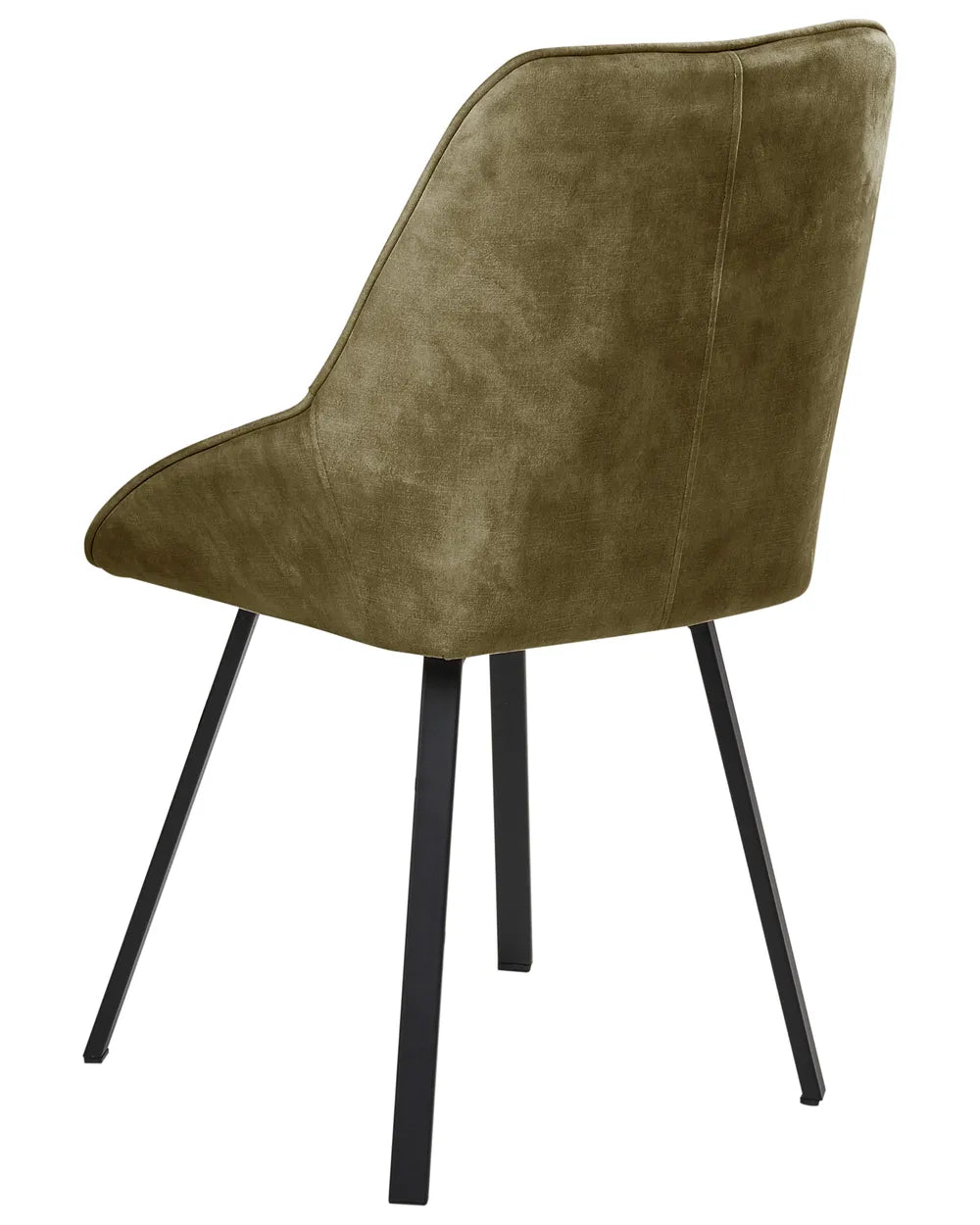 Set of 2 Dining Chairs Swivel Velvet Green Ira