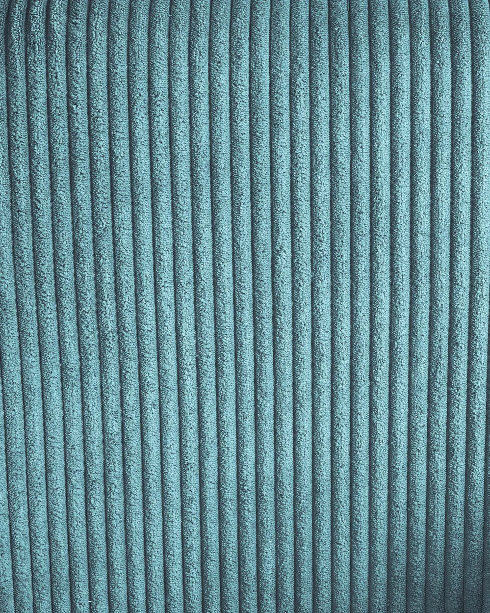 Set of 2 Dining Chairs Corduroy Turquoise Cami