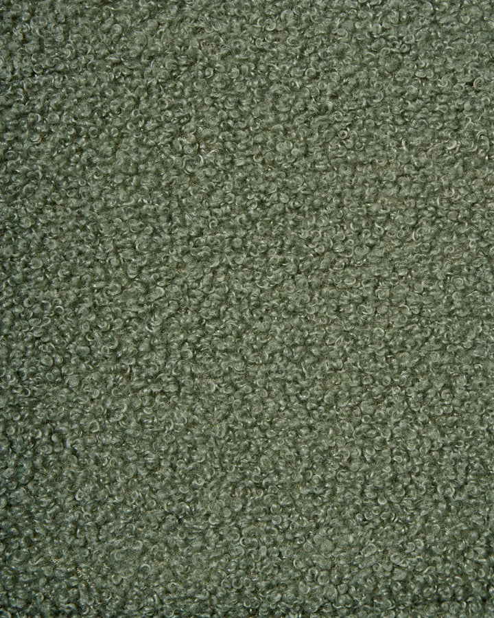Set of 2 Dining Chairs Swivel Boucle Light Green Merry