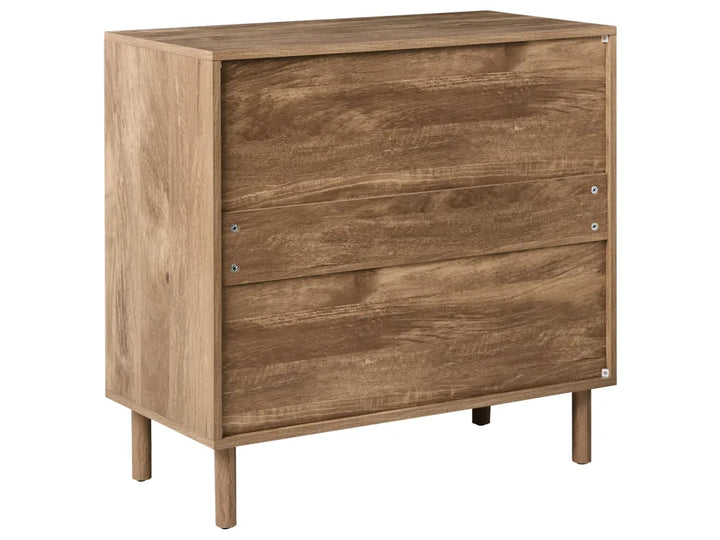 3 Drawer Chest Light Brown Nina
