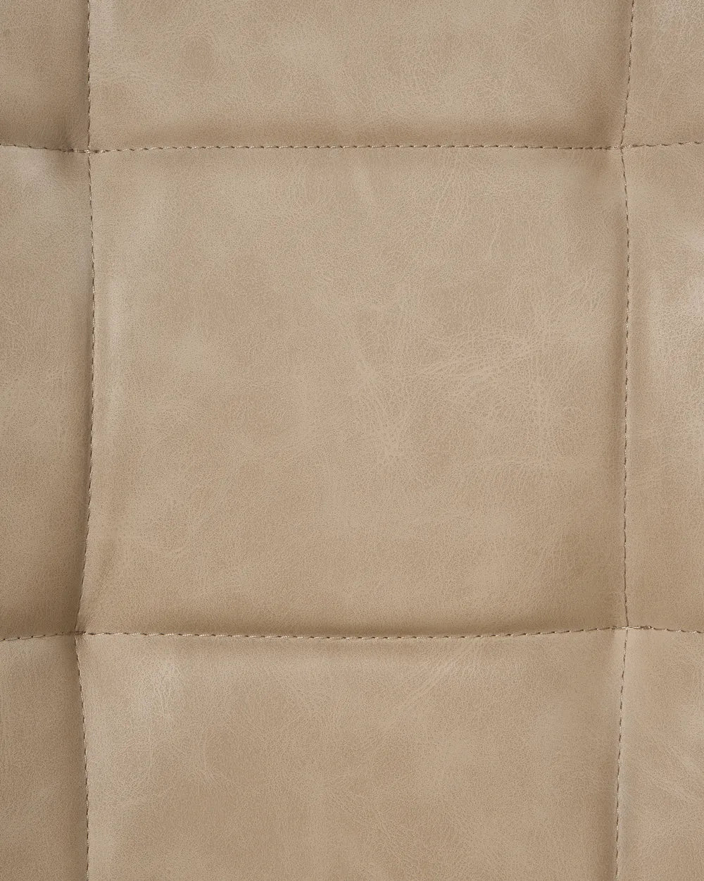 Set of 2 Dining Chairs Faux Leather Beige Flora