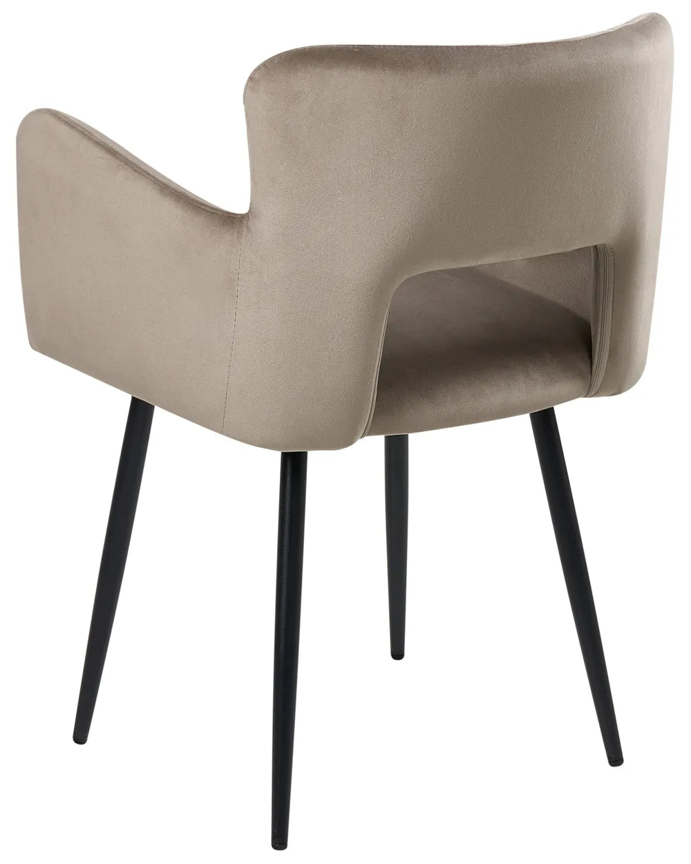Set of 2 Dining Chairs Velvet Taupe York