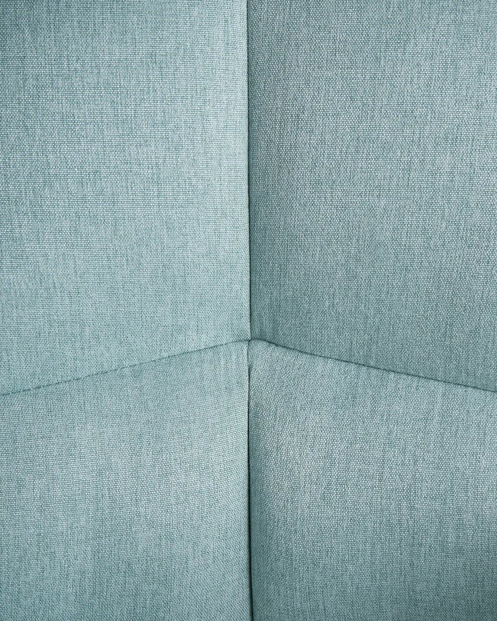 Set of 2 Dining Chairs Faux Linen Light Blue Brea