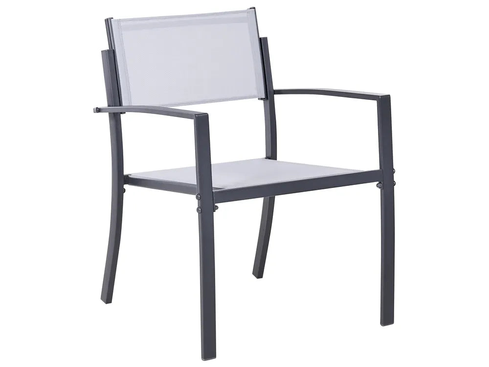 Bistro Set Metal Grey Kyra