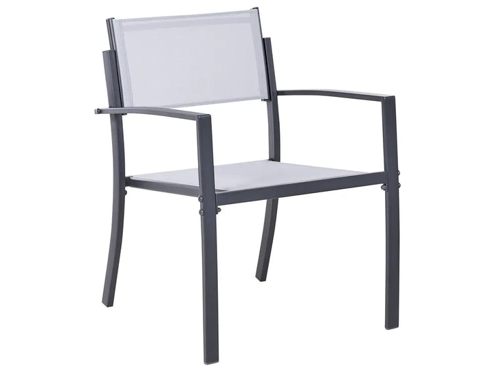 Bistro Set Metal Grey Kyra