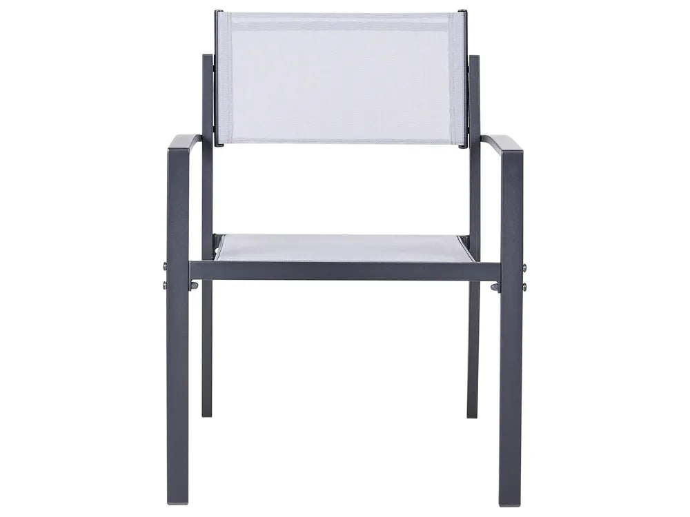 Bistro Set Metal Grey Kyra