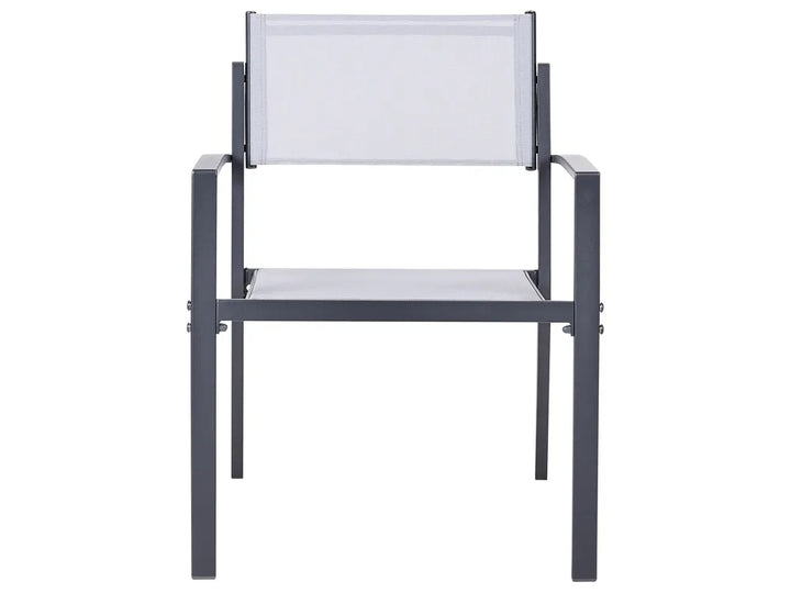 Bistro Set Metal Grey Kyra