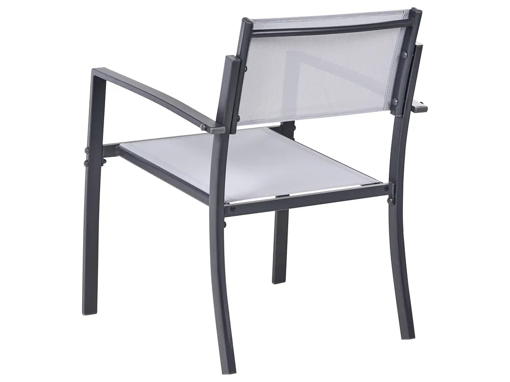 Bistro Set Metal Grey Kyra