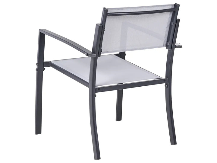 Bistro Set Metal Grey Kyra
