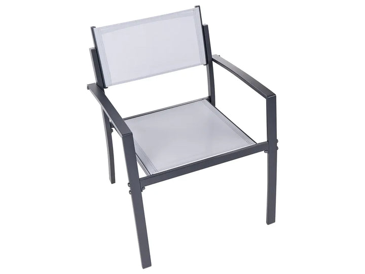 Bistro Set Metal Grey Kyra