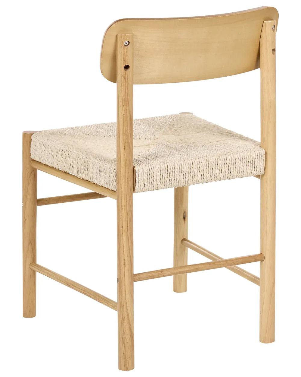 Set of 2 Dining Chairs Wood Light Brown Cara