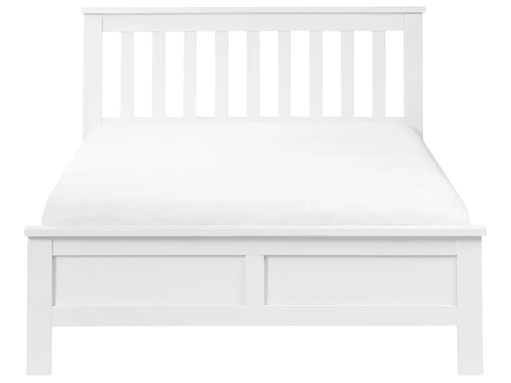Bed Pine Wood 120 x 200 cm (EU Small Double) White Carol