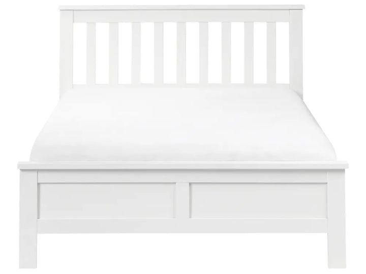 Bed Pine Wood 120 x 200 cm (EU Small Double) White Carol