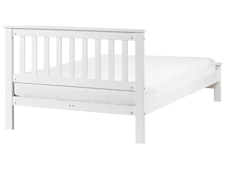 Bed Pine Wood 120 x 200 cm (EU Small Double) White Carol