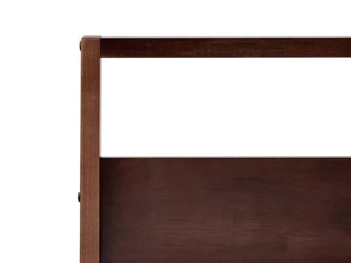 Bed Pine Wood 120 x 200 cm (EU Small Double) Dark Brown Jin