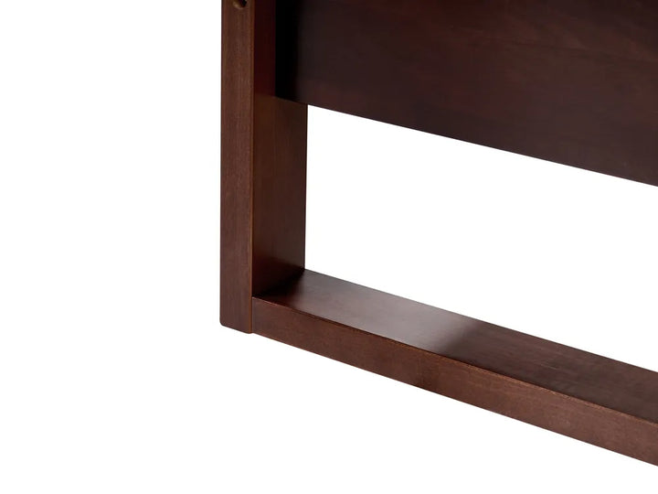 Bed Pine Wood 120 x 200 cm (EU Small Double) Dark Brown Jin