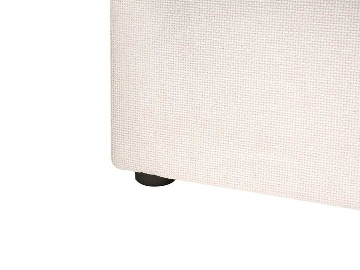 Ottoman Bed Fabric 160 x 200 cm (EU King Size) Off-White Philip