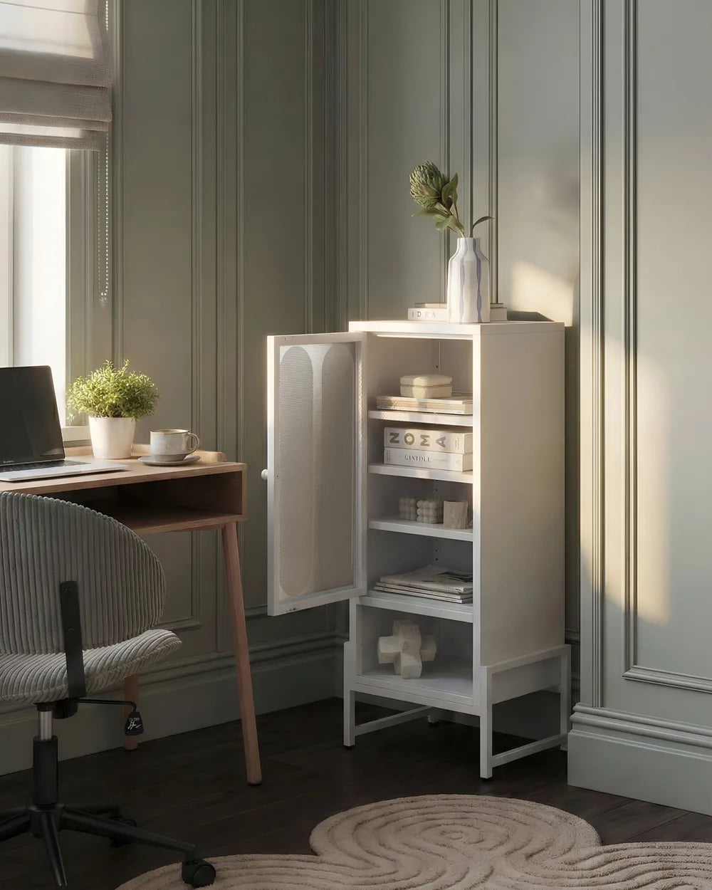 Sideboard Metal White Oliver